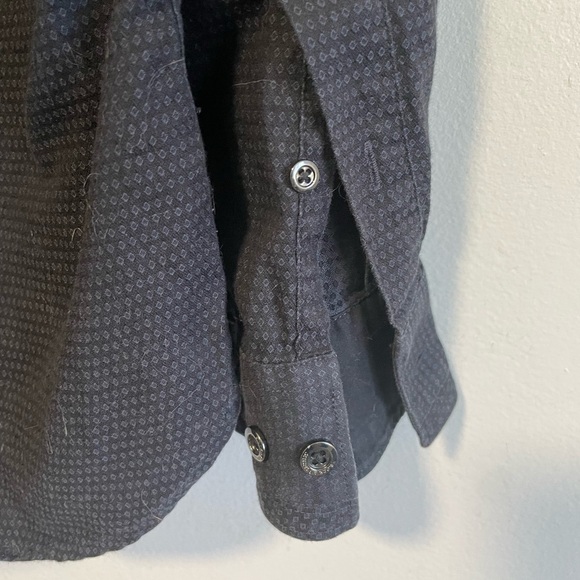 Rock & Republic Printed  Long Sleeve Button Up Shirt - Gray - 100% Cotton - Picture 8 of 9